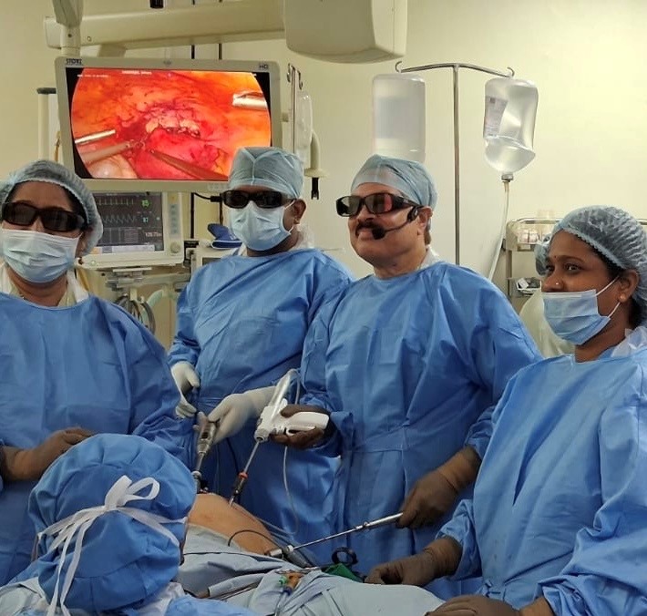 3D Laparoscopy: Operation Theatre View